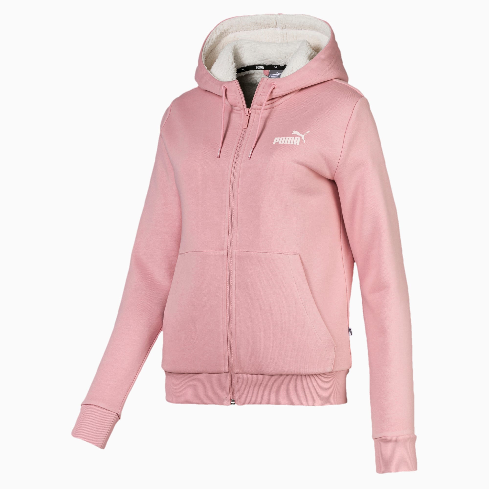 Puma sherpa hoodie womens shop